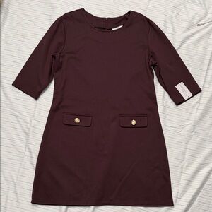 Morgan Taylor Burgundy Mini Dress